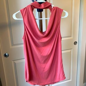 Design Lab choker cowl neck top